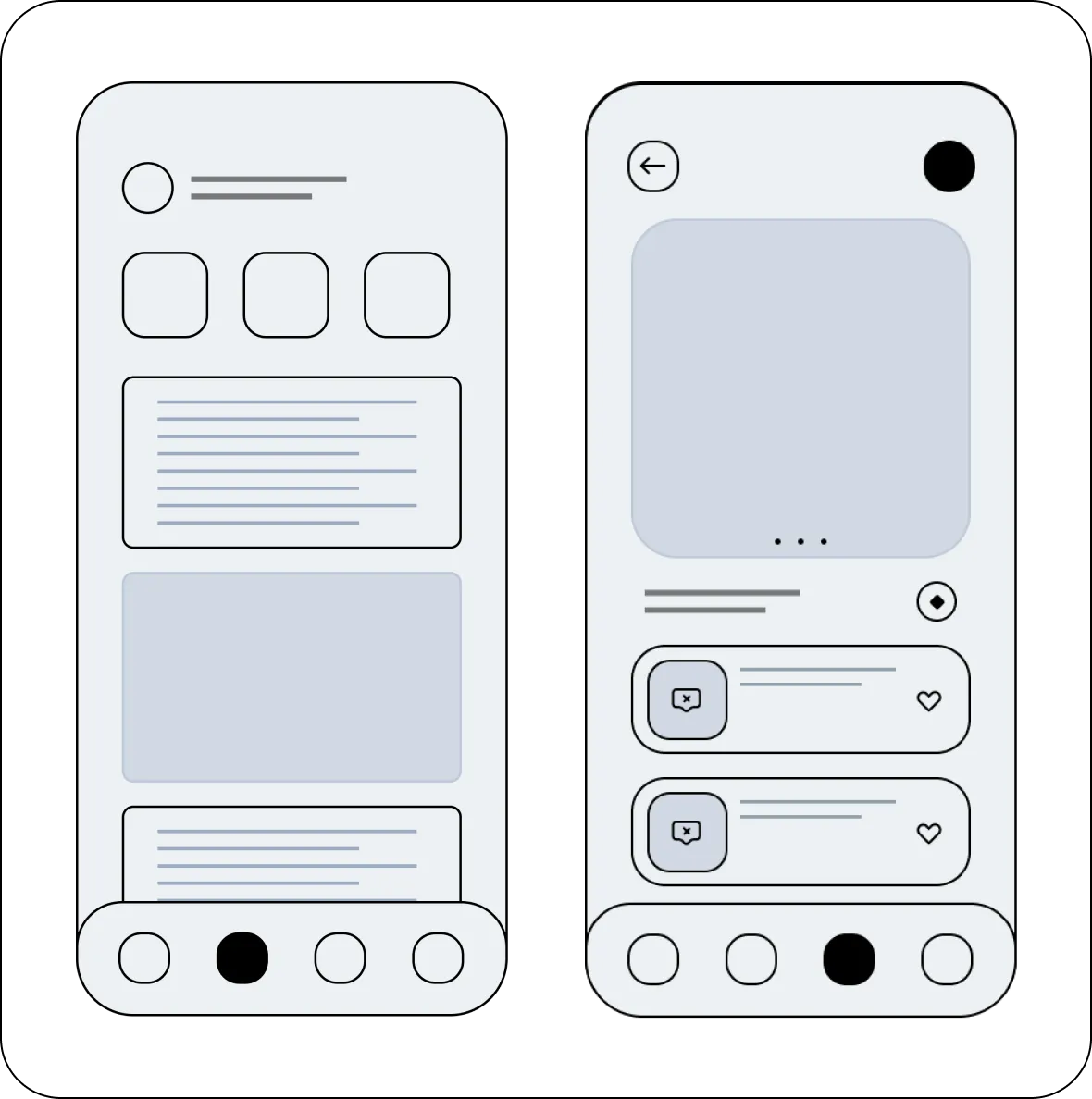 Visual product analytics interface - Screen selection in Figma